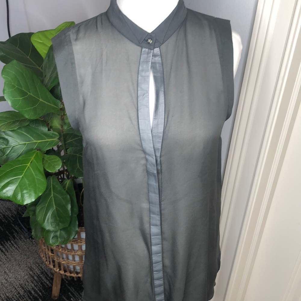 Elizabeth and James sheer blouse